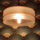Suspension vintage art deco