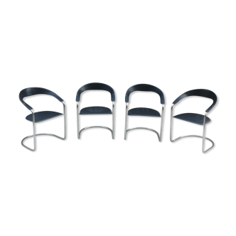 4 vintage Italian design chairs