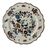 Assiette en faïence peinte à la main 26cm