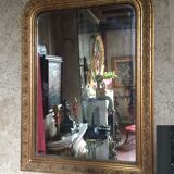 Golden Louis-Philippe mirror 50x68cm