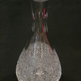 Carafe 1 liter in carved bohemian crystal chiseled
