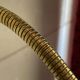 Vintage adjustable wall light – yellow metal and brass – 1960s