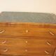 Art Deco walnut chest of drawers, 1950s, mid-century modern style,