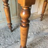 Oval walnut table