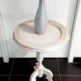 Old revamped tripod pedestal table