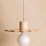 ELLA pendant light in beige concrete