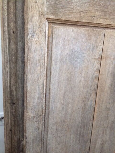 Antique door in solid oak