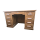 Bureau à caissons en chêne clair