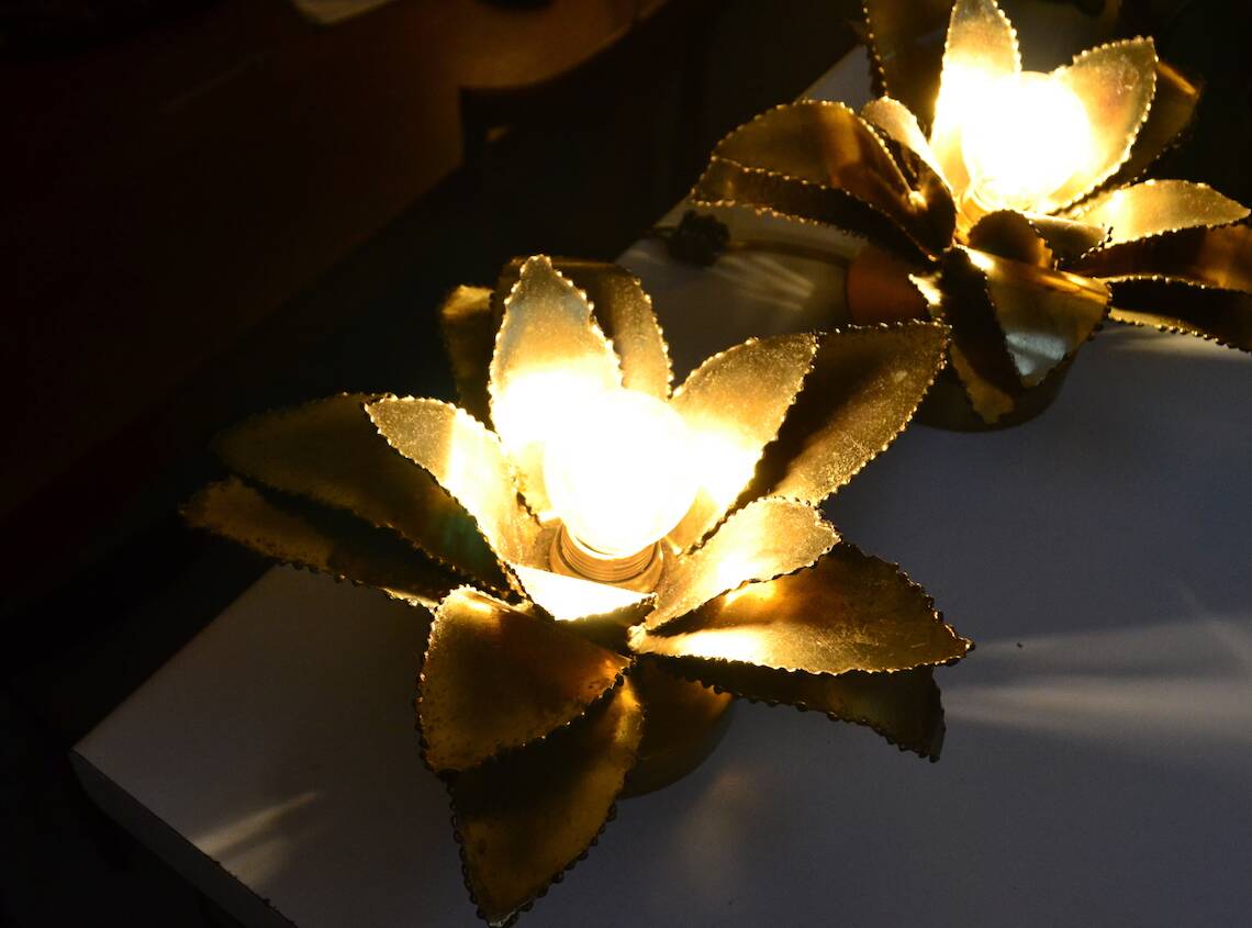 Paire d'appliques Maison Jansen