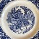 4 assiettes plates Staffordshire England « countryside »