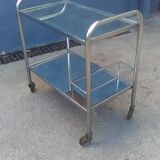 Table rolling bar chrome vintage