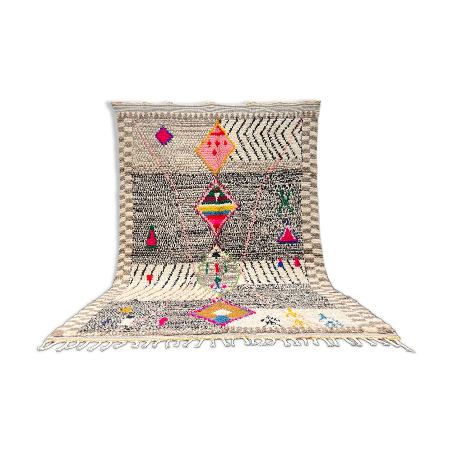 Handmade traditional carpet 250cm x 150cm Moroccan