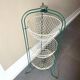 Support 3 baskets Happymaid 1950s – green metal