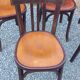 Set de 5 chaises de bistrot anciennes