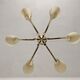 Brass chandelier from the 50s/60s