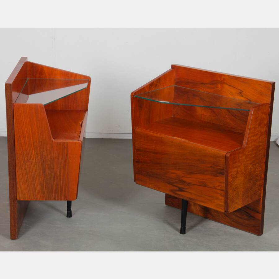 Pair of vintage bedside tables dating from the 1960s