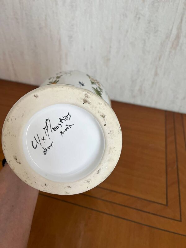 Grande aiguière en faïence de Moustiers