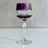 Collection of 5 lead crystal glasses "Austen Bodenmais", coloured glass