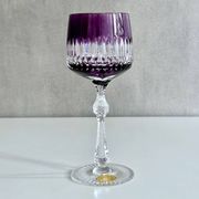 Collection of 5 lead crystal glasses "Austen Bodenmais", coloured glass