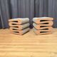 Pair of Wiggle Stools by Frank Gehry, Vitra, 1990s