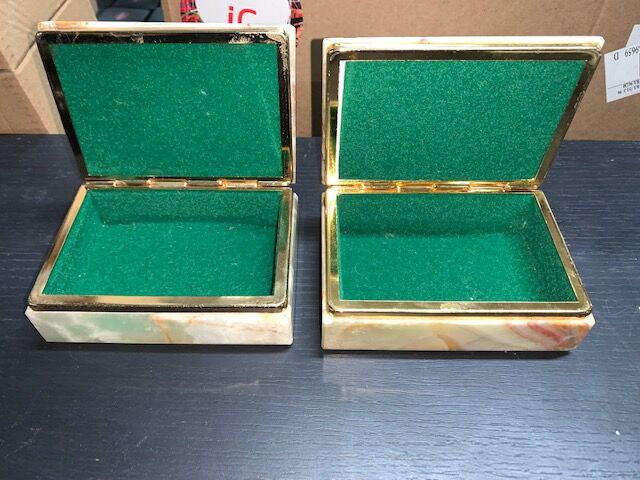 Vintage jewelry boxes