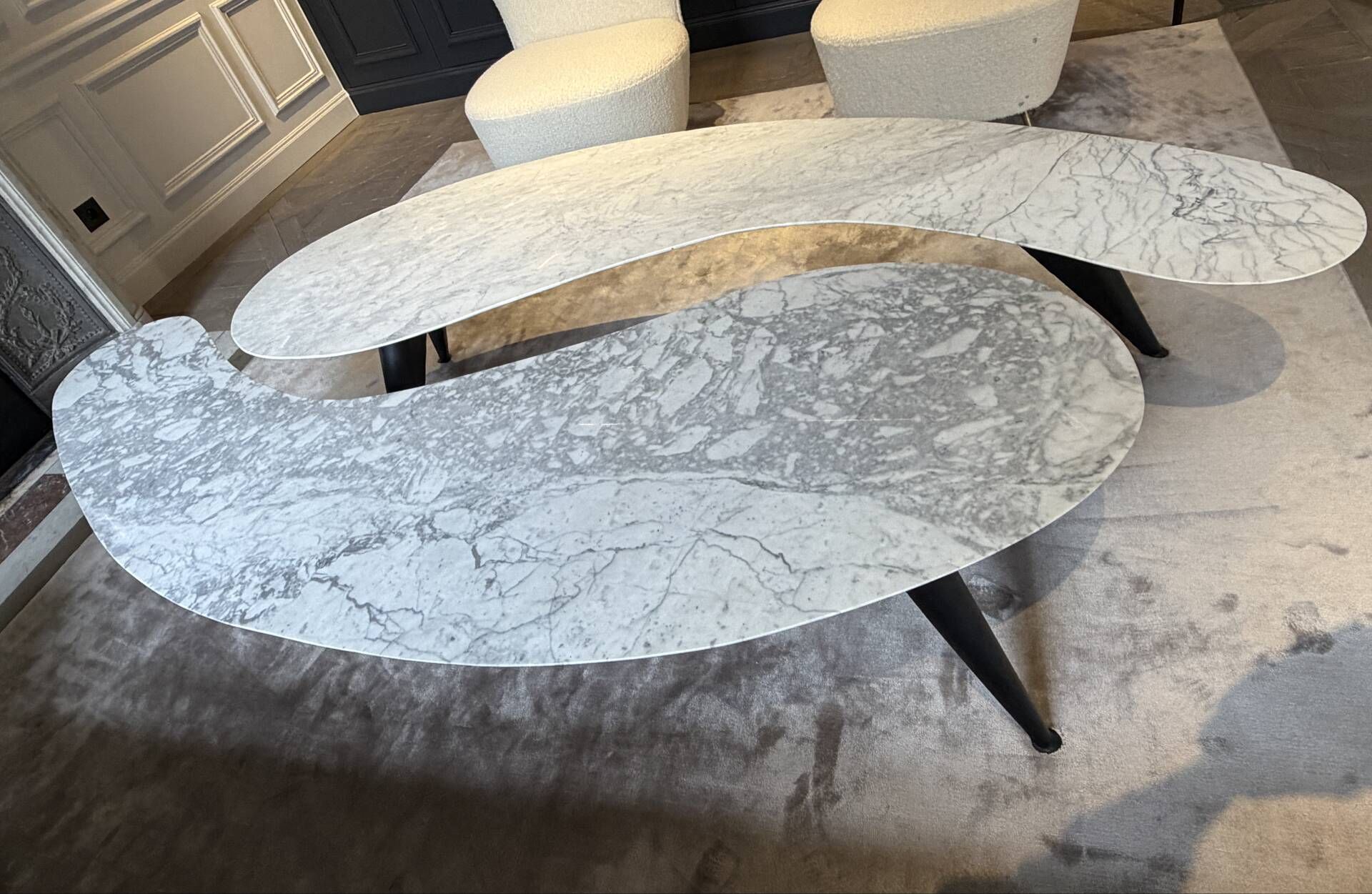 Marble coffee table