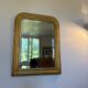 Vintage Louis Philippe mirror with antique gold beveled glass