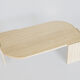 Vintage Italian travertine coffee table, 1970s.