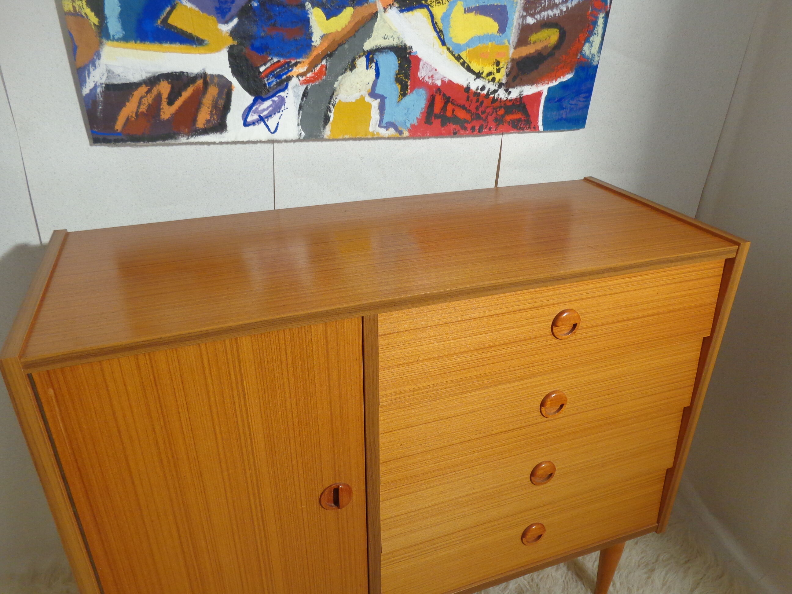 Scandinavian vintage dresser from the 60s