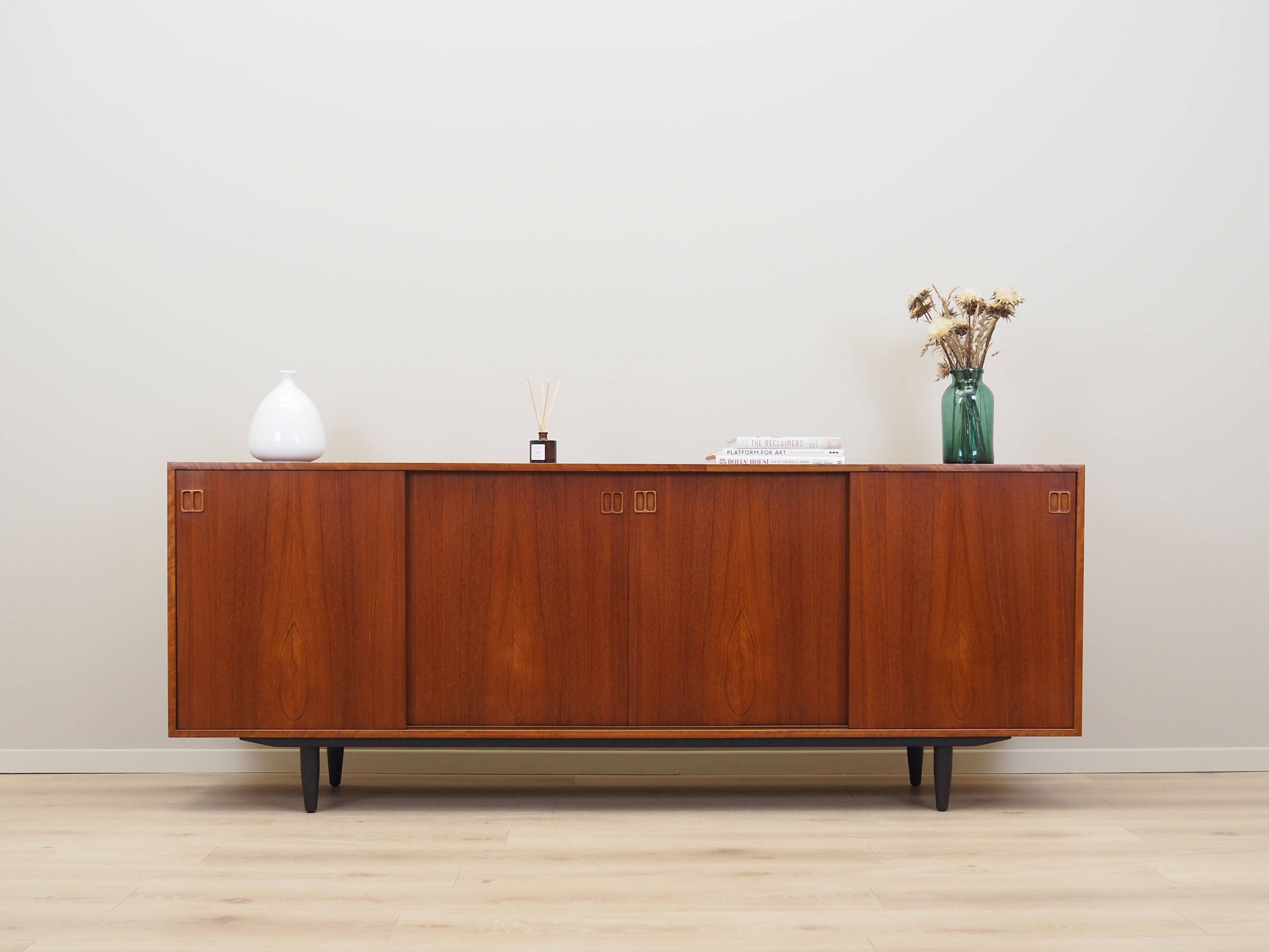 Teak sideboard, Danish design, 1970s, produced in Denmark