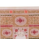 Hand knotted rug, vintage Turkish rug 101x130 cm