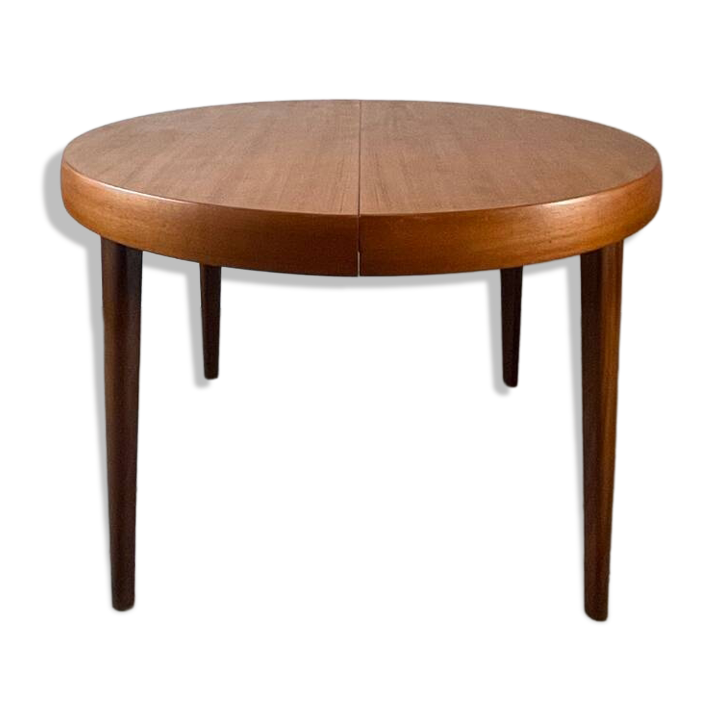 Table en teck vintage NF 2 rallonges