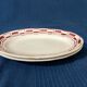 Lot 2 flat ceramic cup plate by Badonviller model Bernard