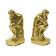 Italian Brass Bookends The Thinker Rodin Regina 18cm