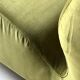 Olive green velvet armchair Slipper Chair Herman Miller USA 1970