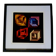 Tableau Vintage Art Optique - Victor Vasarely - Frame 40x40cm