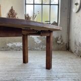 1950s round pine table with extensions
