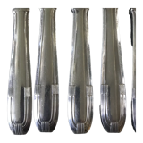 Pop-up Christmas 2022 Set of 6 cutlery in silver metal mid-XXth