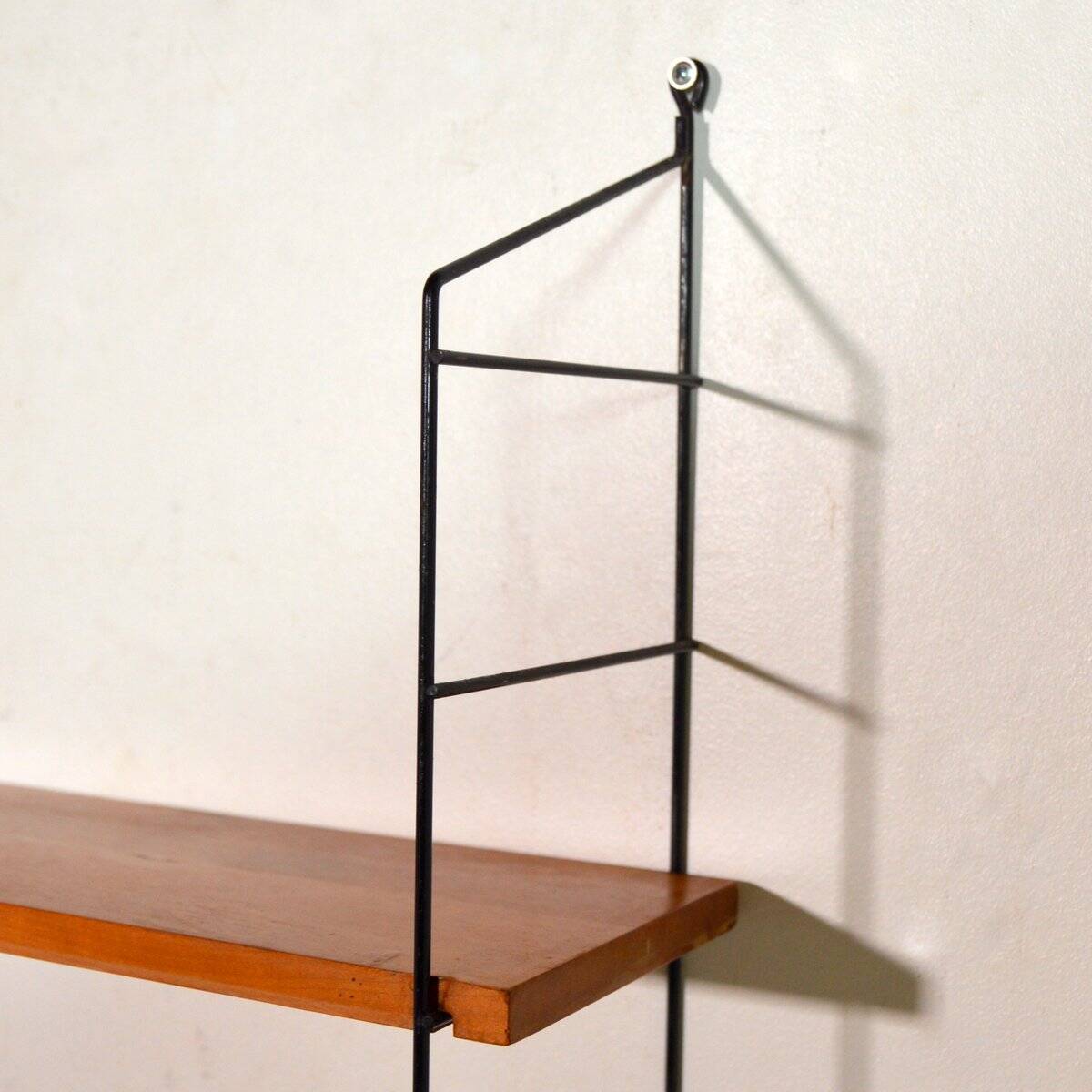String type shelf  1960 vintage
