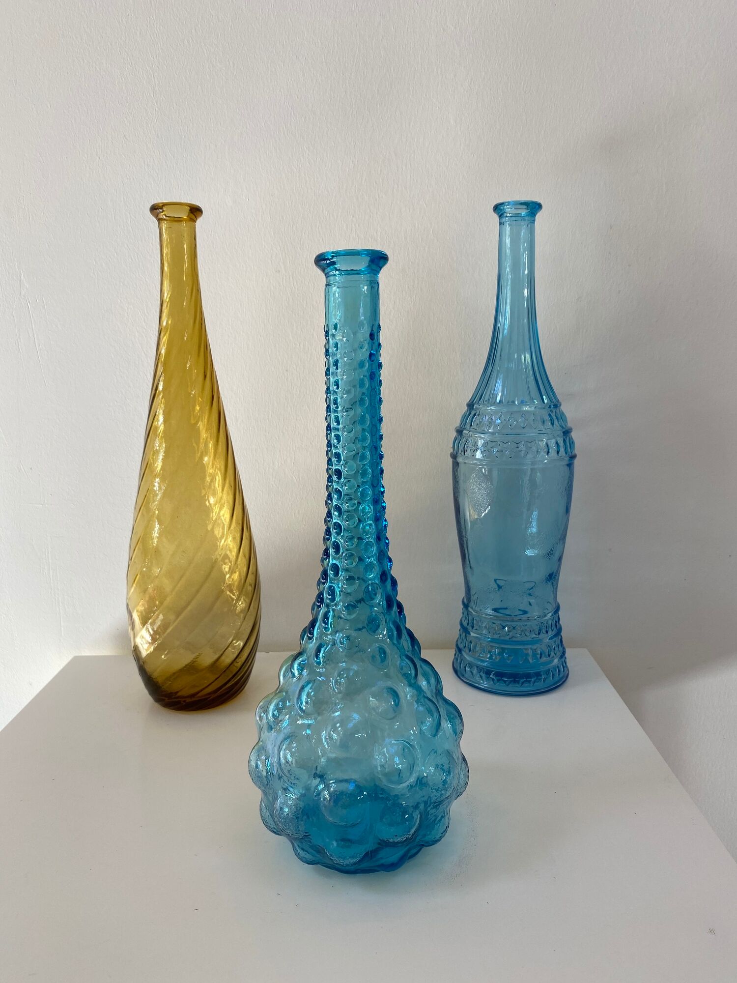 Suite de 5 carafes Empoli Italie des années 50/60
