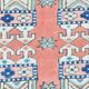 Powder Pink & Soft Blue Vintage Persian Rug, 166x209 Cm