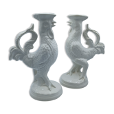 Pair of candle holders