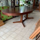 Table ovale Baumann avec rallonges