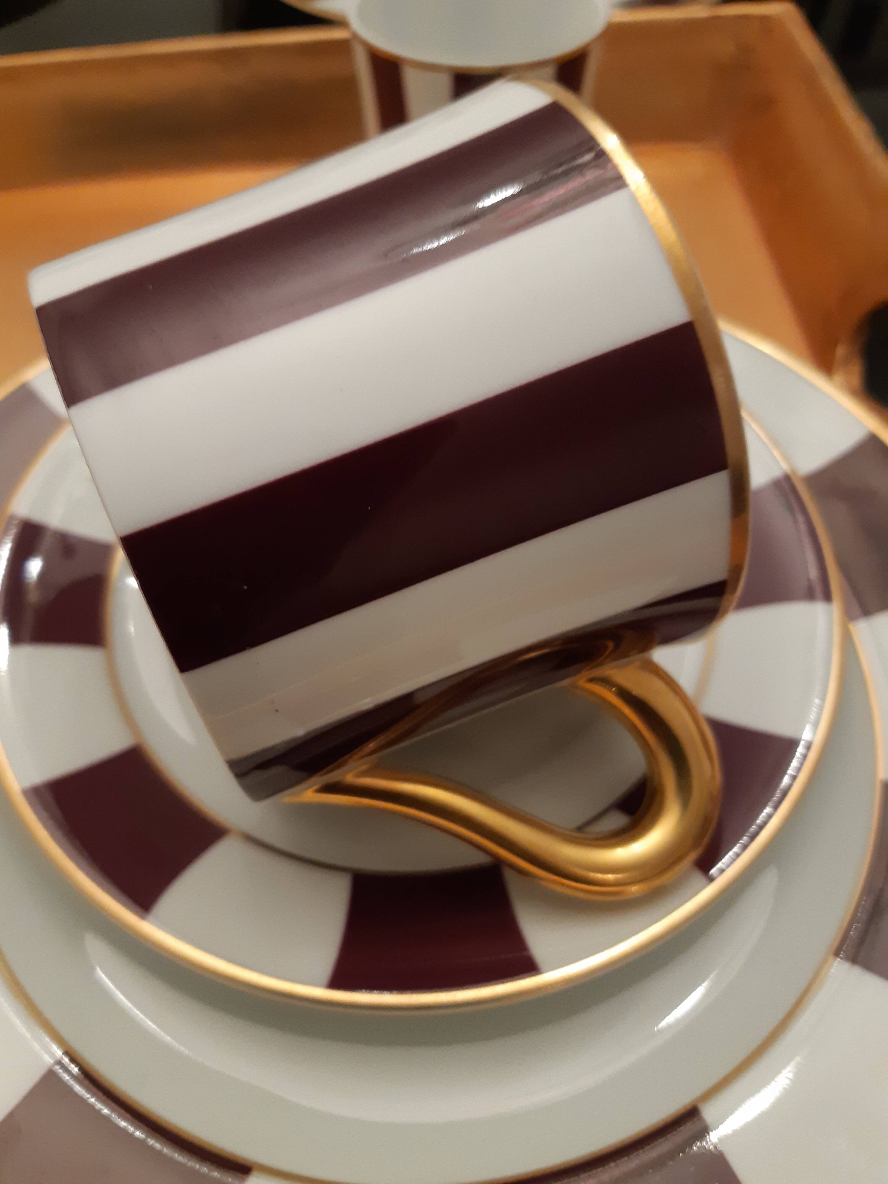 Bernadeaud coffee service for 2 people