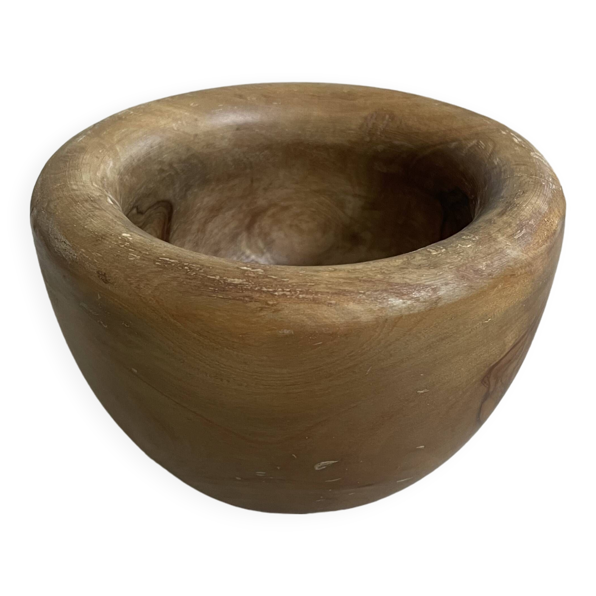 Solid olive bowl