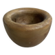Solid olive bowl