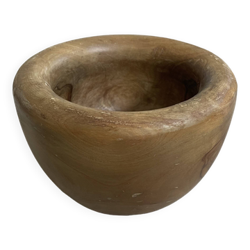 Solid olive bowl