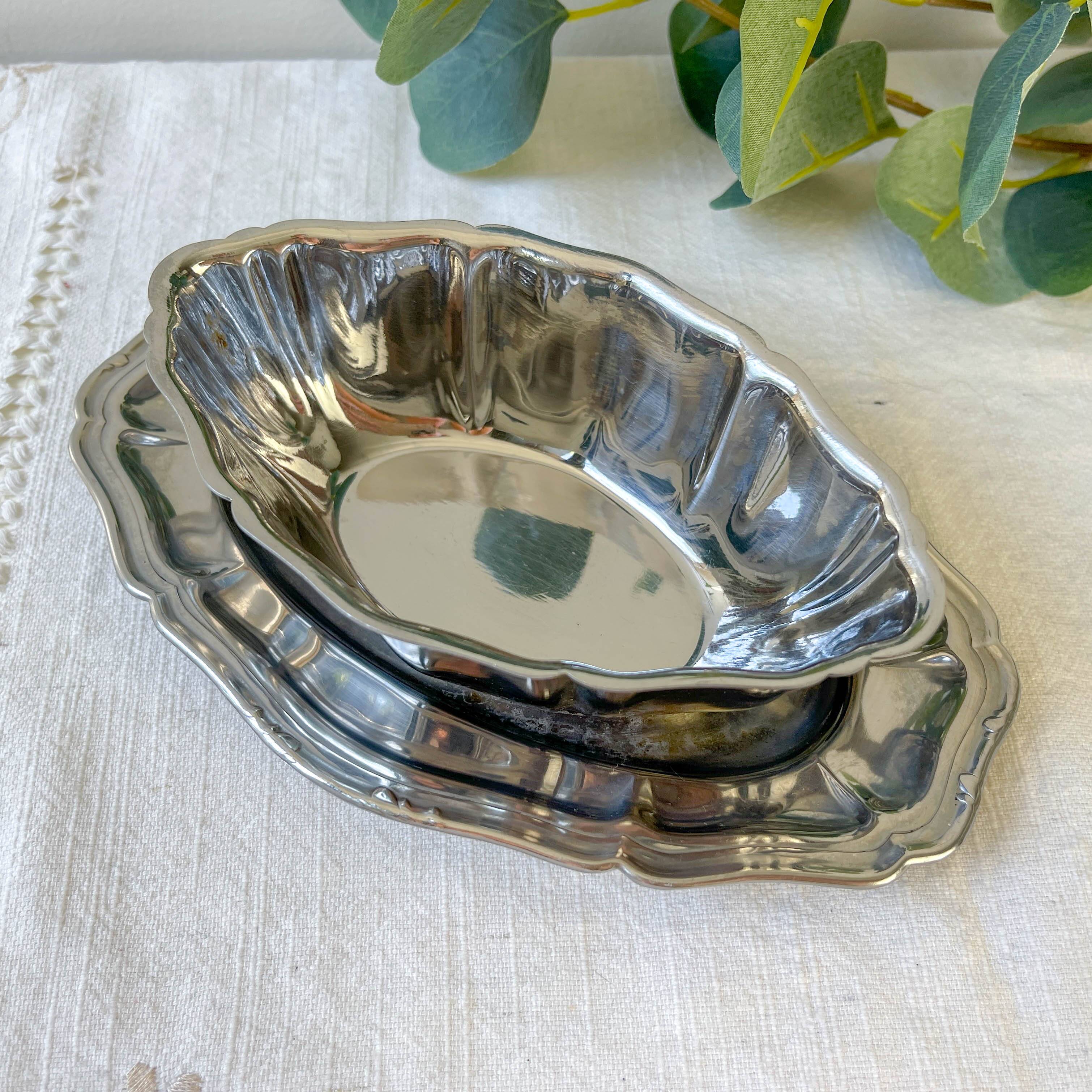 Vintage Stainless Steel Sauceboat Guy Degrenne 70s