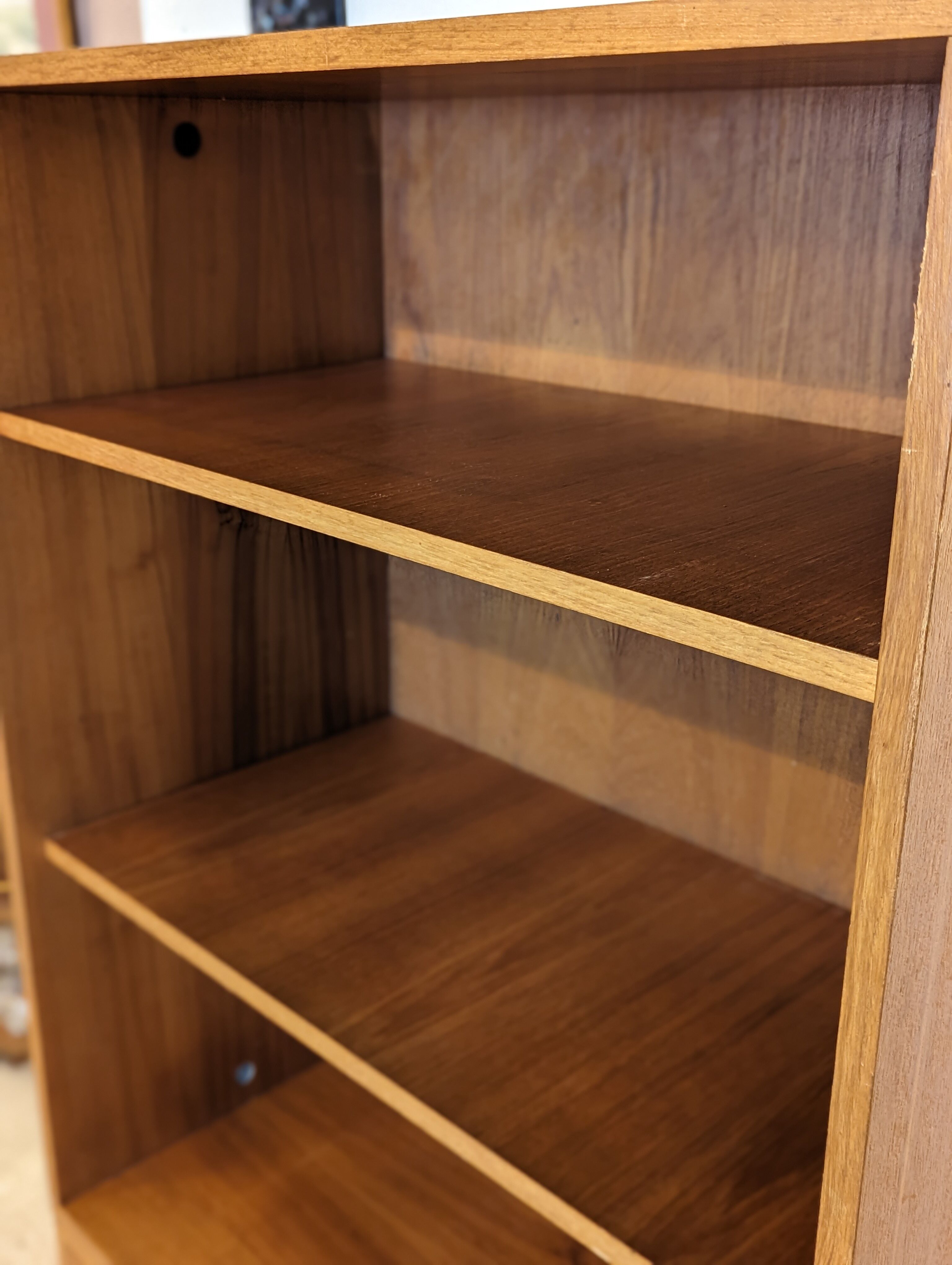 Teak shelf sideboard 60s