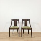 Set of six early 20th century Empire gondola chairs